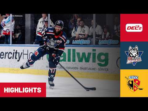 DEL2: EC Kassel Huskies vs. ESV Kaufbeuren | Highlights