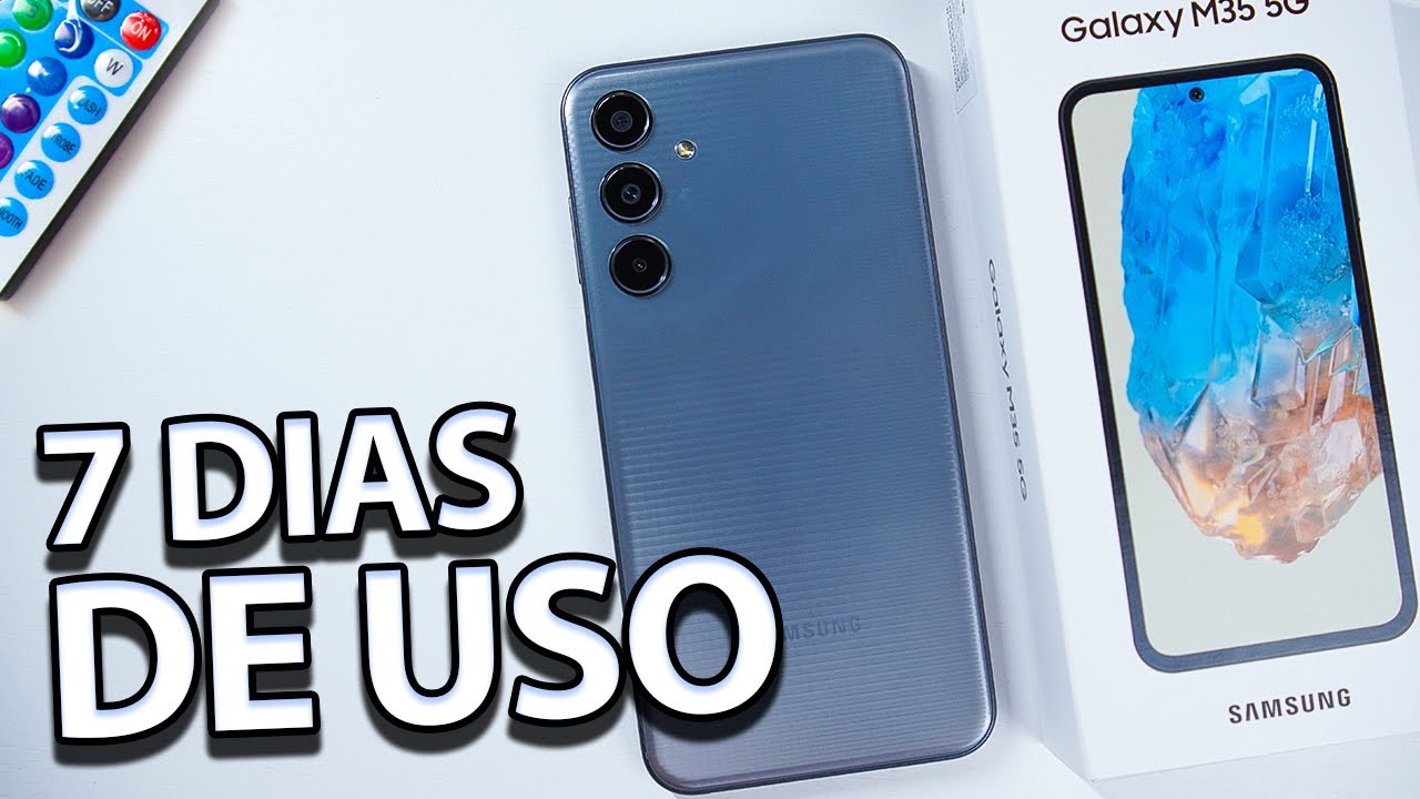 GALAXY M35 5G após 7 DIAS DE USO: Minha Análise Completa | Rafael Nunes