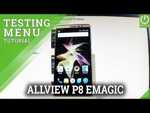 ALLVIEW P8 eMagic Testing Menu / Battery Info / Wi-Fi App