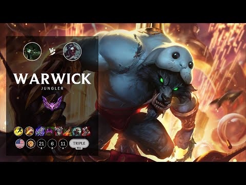Warwick Jungle vs Kayn - NA Master Patch 12.7