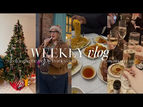 weekly vlog…decorating the tree, drunken bottomless with the girls & the best hungover chinese