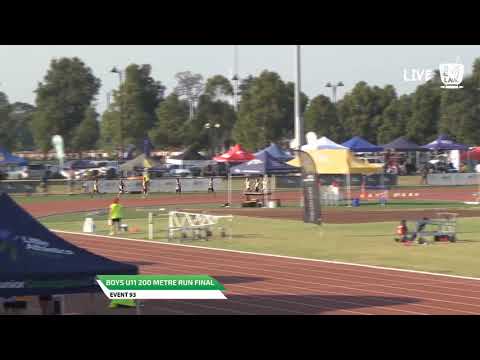 Boys U11 200m Final - 2019 State Track and Field Championships // LAVicTV