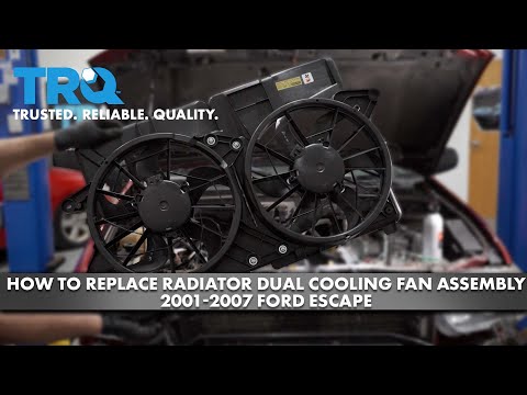 How to Replace Radiator Dual Cooling Fan Assembly 2001-2007 Ford Escape