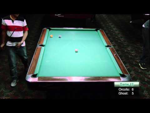 Dennis Orcollo plays 10-ball Ghost at Hard Times