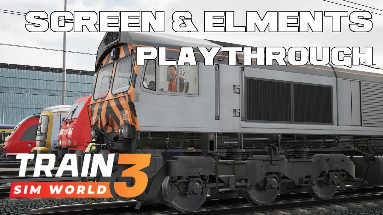 Train Sim World 3 Screen Elements Lets Play Through Screen Overlay Explanation | New Player