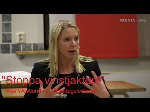 2016-11-28 "Stoppa vinstjakten" Åsa Westlund (S) Riksdagsledamot