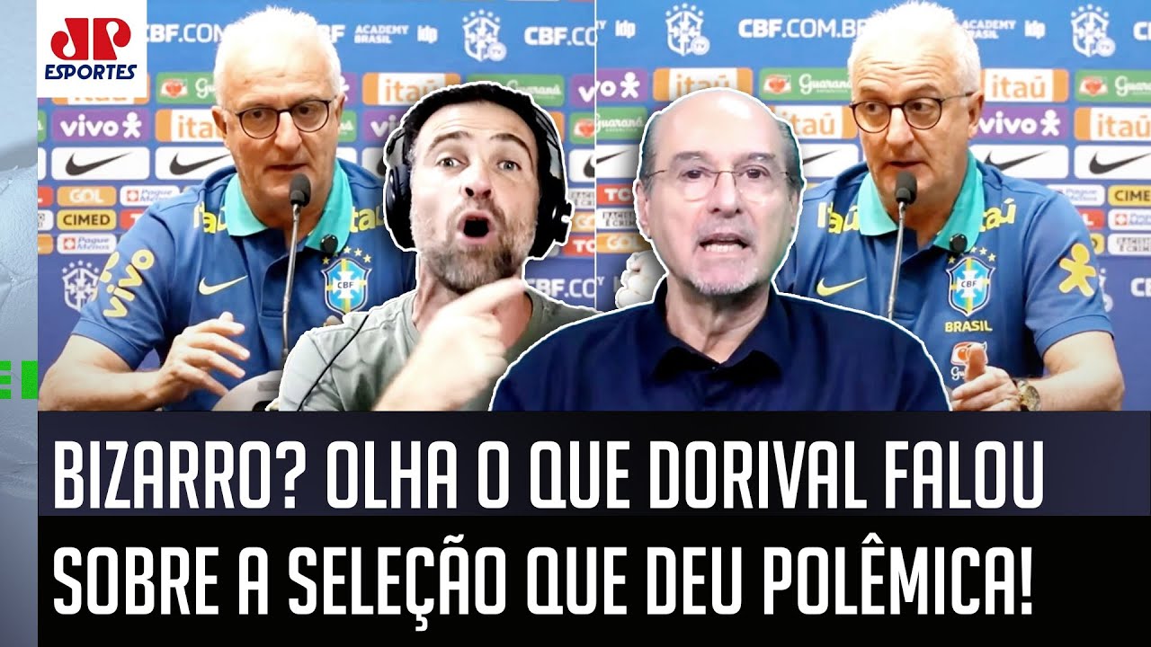 LOUCURA??? "PARECE ATÉ UM SURTO o Dorival FALAR ISSO, cara! A Seleção..." OLHA o que DEU POLÊMICA!