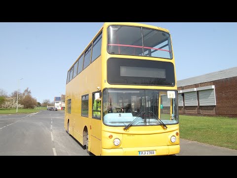 AWESOME EURO 2 THRASH: Gateshead Central Taxis MJI2368 Ex V307KGW Dennis Trident/ALX400