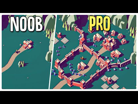 Building a Massive Castle to Defend from an Endless Invasion - Thronefall