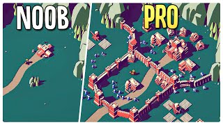 Building a Massive Castle to Defend from an Endless Invasion - Thronefall