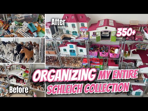 Organizing My MASSIVE Schleich Collection! 😱💕😍