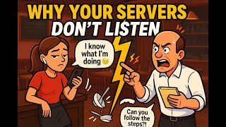 HOW TO GET YOUR SERVERS TO LISTEN | For Restaurant Owners or Manager