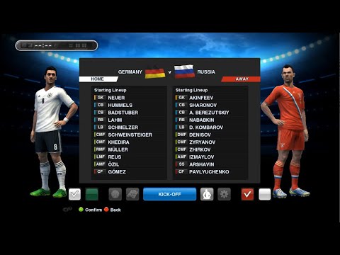 PES 2013 - Euro 2013 - Group B Matchday 2 - Germany vs Russia