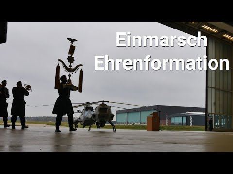 Einmarsch Ehrenformation Marinefliegerkommando "Regimentsgruß" HMK Hannover 18.11.2022