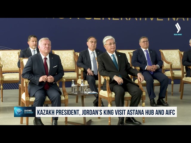 Қозоғистон Президенти ва Иордания қироли Astana Hubга борди