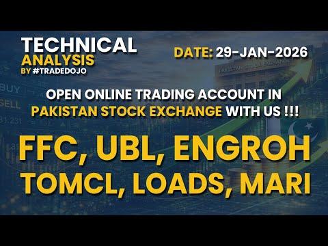 FFC, UBL, ENGROH, TOMCL, LOADS, MARI - Buy/Sale Technical Levels by @TradeDojo