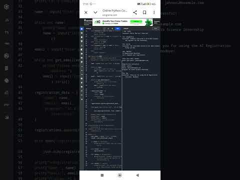 AI Registration Assistant - Task Demo
