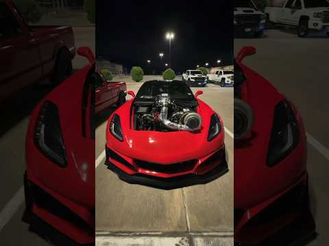Insane Big Turbo Corvette! 😵