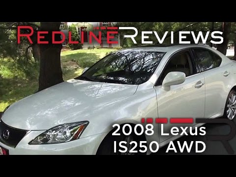 2008 Lexus IS250 AWD Walkaround, Exhaust, Review, Test Drive