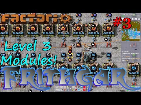 Let's Play Factorio #3: Level Three Module Production!
