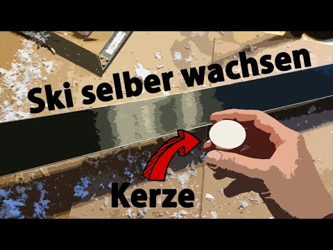 Ski wachsen ganz einfach zu Hause und ohne Spezialwachs! | deutsch