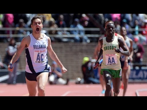 EPIC FINISH: Villanova Win Penn Relays 4xMile Championship Over Oregon