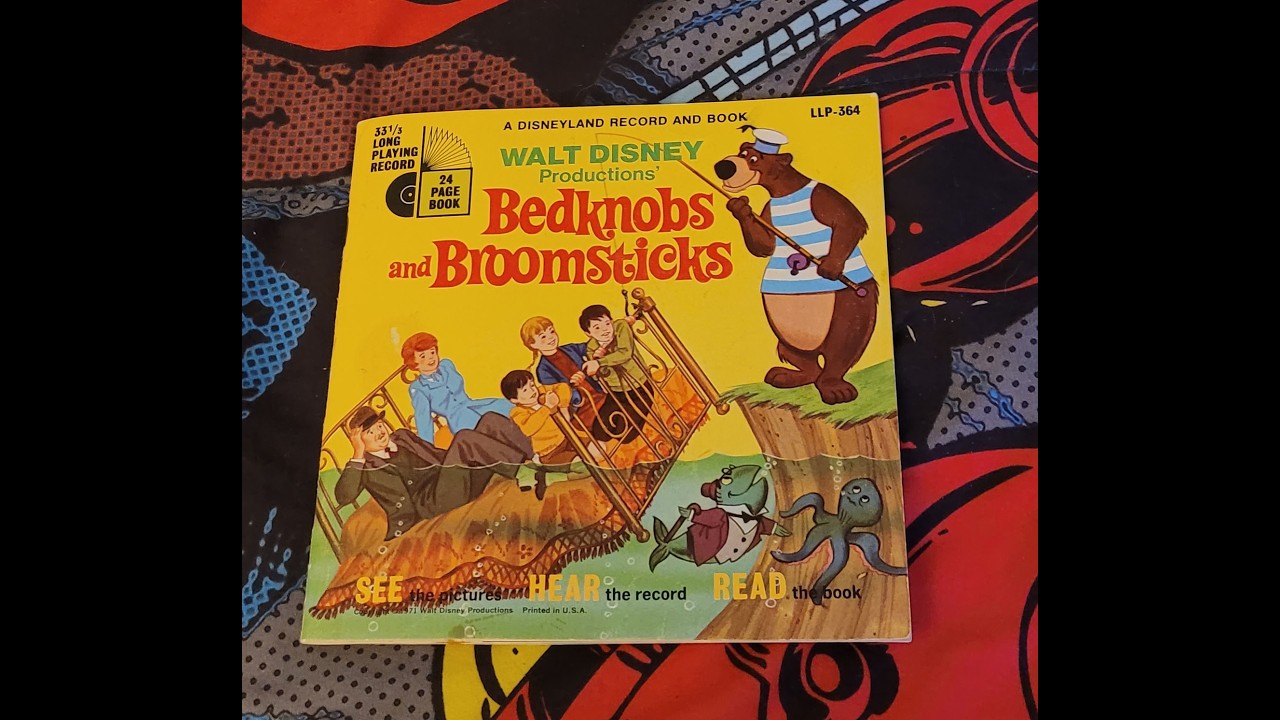Disney bedknobs and broomsticks 1971 book on record 