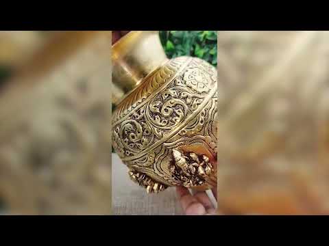 Ashta Lakshmi Goddess Prosperity Protection Wealth Artistic Work Puja Kalash Chambu video