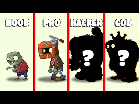 All PEASHOOTER Plants Vs Team NOOB - PRO - GOD Zombie - Who is Best Plant - PvZ 2 Challenge