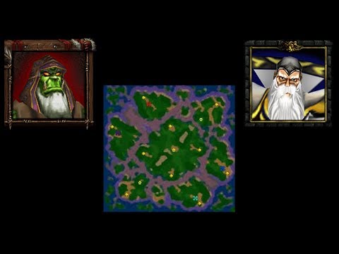WarCraft III English Commentary : Mannerhack (O) vs Humonster (H) on Turtle Rock