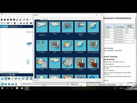 1.6.1 Packet Tracer - Implement a Small Network