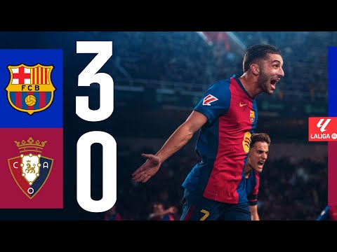 FC BARCELONA 3 vs 0 OSASUNA | LALIGA 2024/25 MD27