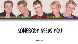 Somebody Needs You - Westlife [Color Coded Lyrics]