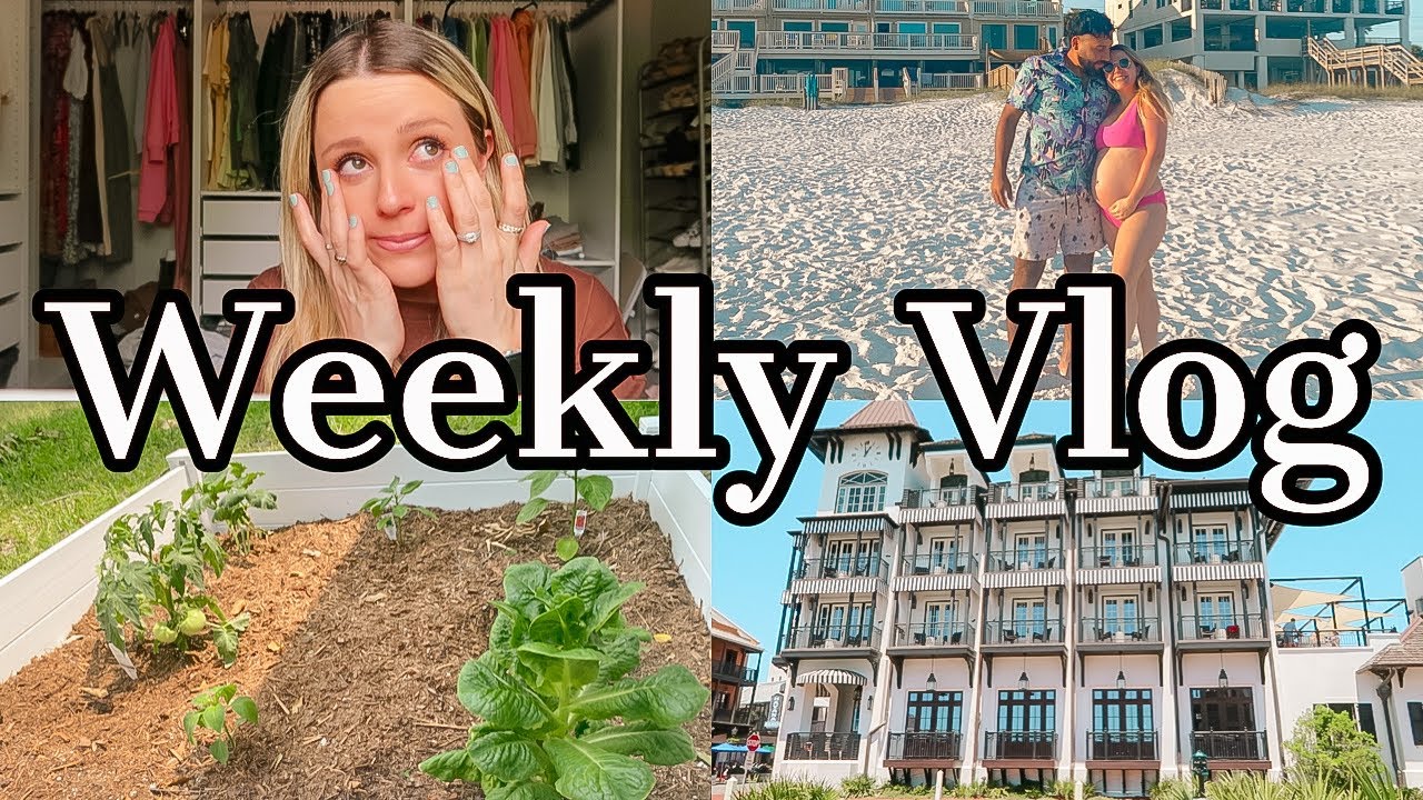 VLOG: BABYMOON IN DESTIN, SAD NEWS, ALDI GROCERY HAUL, GARDENING