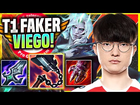 FAKER DESTROYING WITH NEW CHAMPION VIEGO! - T1 Faker Plays Viego Mid vs Galio! | Season 11