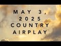 Billboard Top 60 Country Airplay May 3 2025