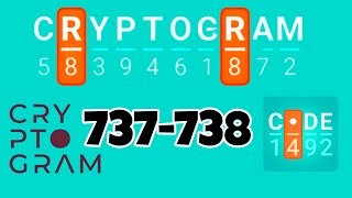 CRYPTOGRAM level 737 738