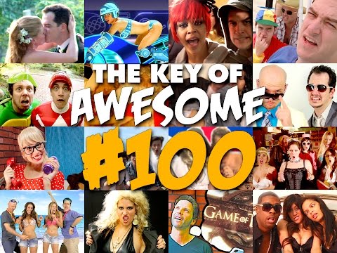 Video thumbnail for Key of Awesome 100: The Remix Musical