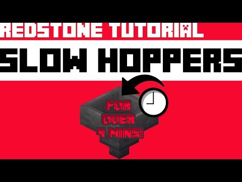 Exact Hopper Delay Redstone Circuit in Minecraft!