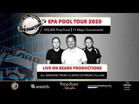Neil Toms vs Greg Gamlin - EPA Pool Tour 2020 Event 1 Double Elimination