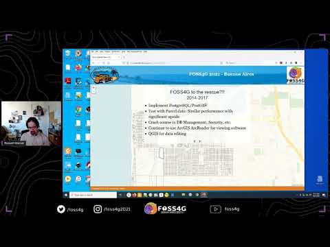 FOSS4G 2021 GIS for Small Cities - A Hybrid Approach