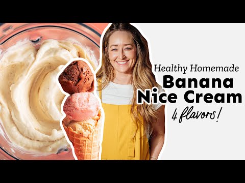 Homemade Banana Nice Cream (4 Flavor Options!)