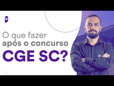 O que fazer após o concurso CGE SC?