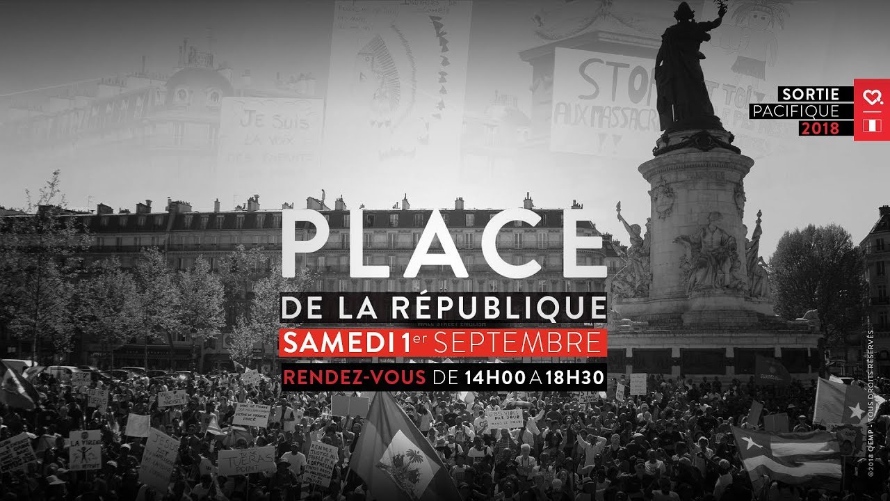 Thumbnail of video: Rdv 1 septembre à la place de la République à 14h