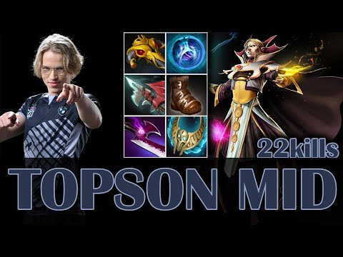 🔥 TOPSON MID - INVOKER - 22 KILLS - DOTA 2 PRO GAME HIGHLIGHTS