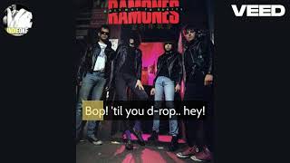 Ramones - Bop 'til You Drop [karaoke]