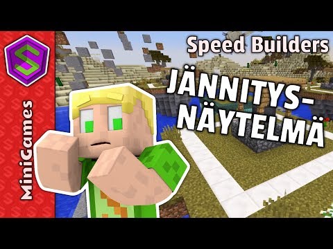 Tiukka taisto! | Minecraft Minipelit Speed Builders