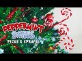 Peppermint Swirls Tree Picks & Sprays // How to DIY Dr Seuss Whimsical Candy Cane Christmas Decor