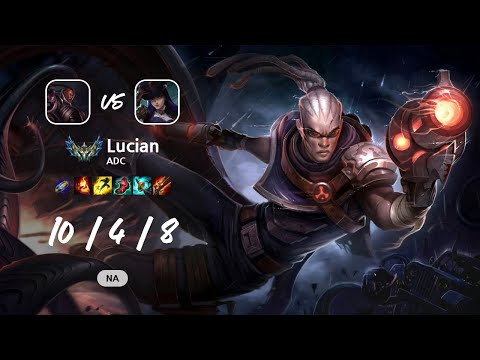 Lucian ADC vs Caitlyn - NA Challenger Patch 13.10