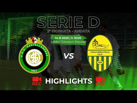 HIGHLIGHTS Castellanzese 0-0 Caldiero Terme - Serie D 2025/2026 - Matchday 2